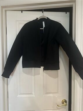 lululemon athletica Black Women's Bomber Jacket - Minimal Silhouette